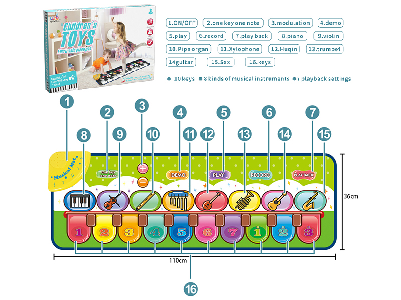 Music Play Mat