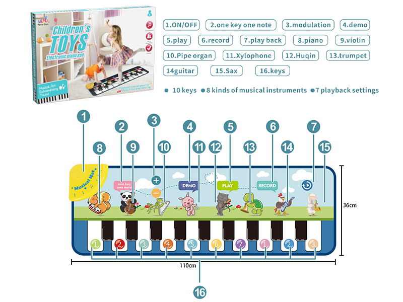 Music Play Mat