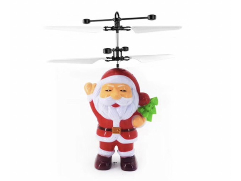 Induction Fying Santa Claus