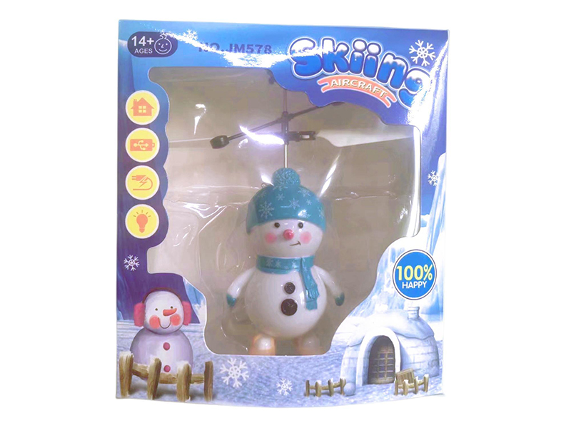 Induction Fying Snowman