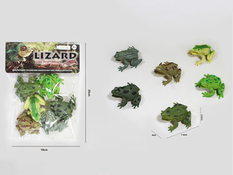 6pcs Frogs With BB Whistle