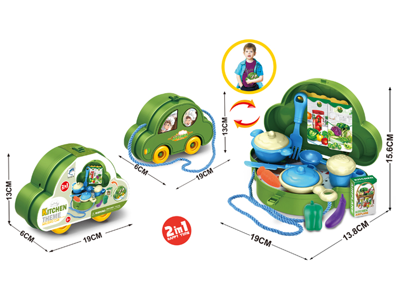 Tableware Storage Toy Car