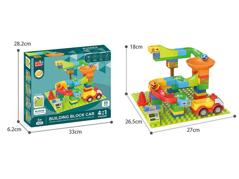 Car Track Building Blocks 55PCS
