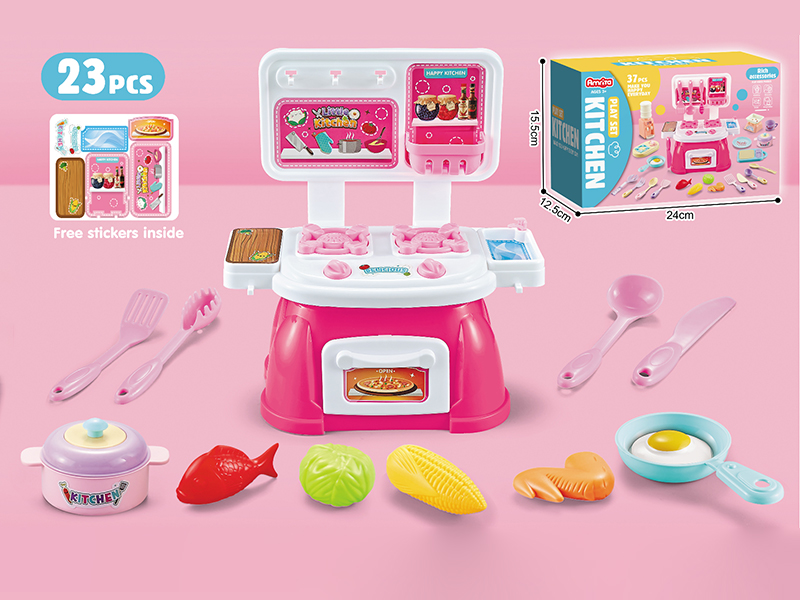 23pcs Macaron Color Kitchen Set