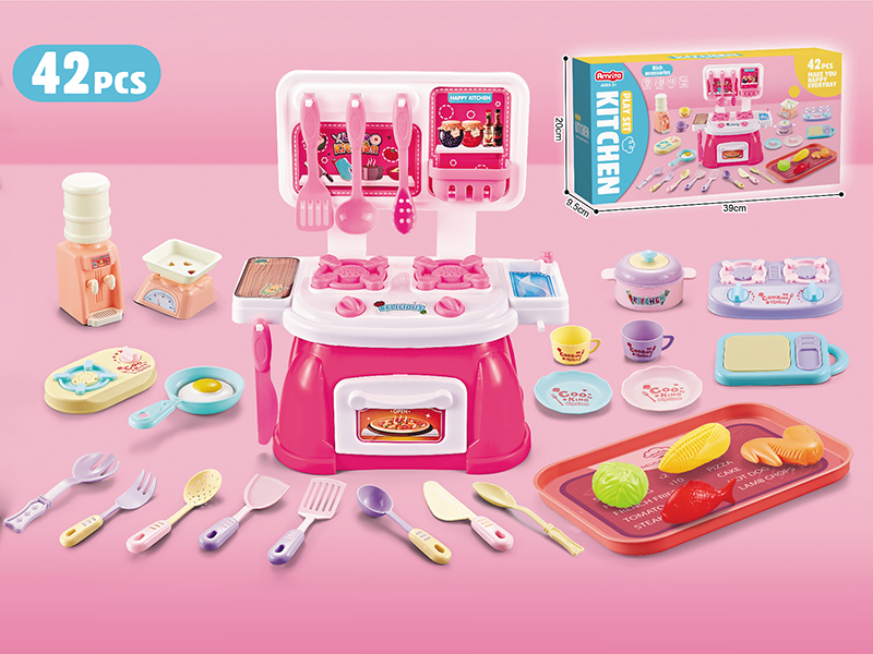 42pcs Macaron Color Kitchen Set