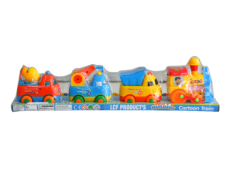 B/O Cartoon Engineering Truck With Light And Music