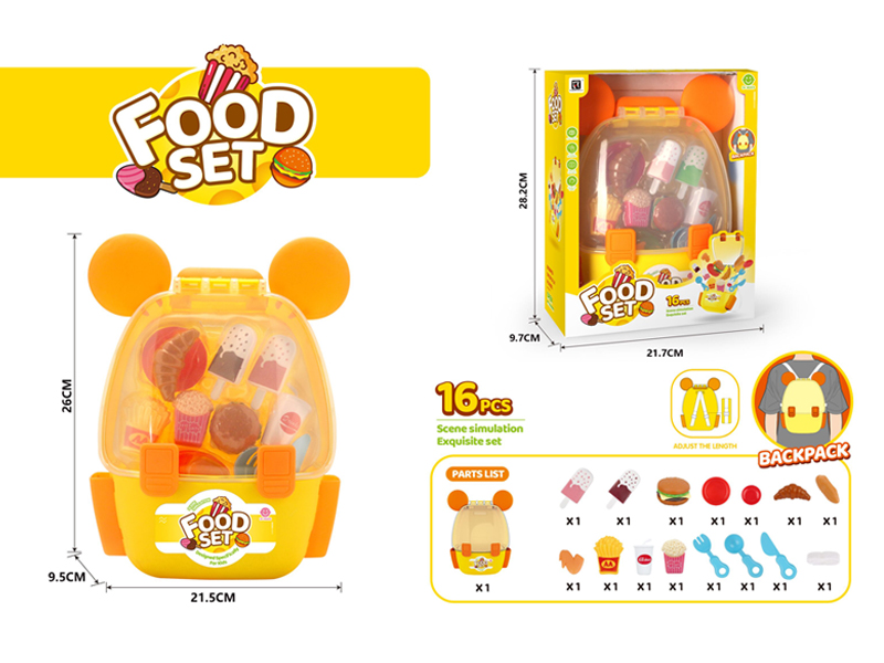 16PCS Tableware Backpack