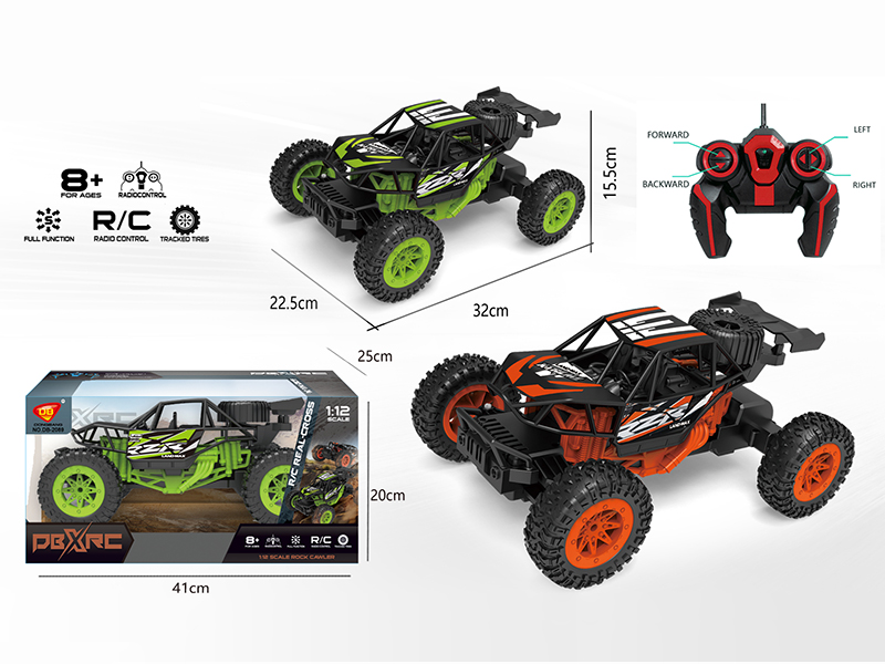 2.4G Remote Control 1:12 4WD Climbing Car