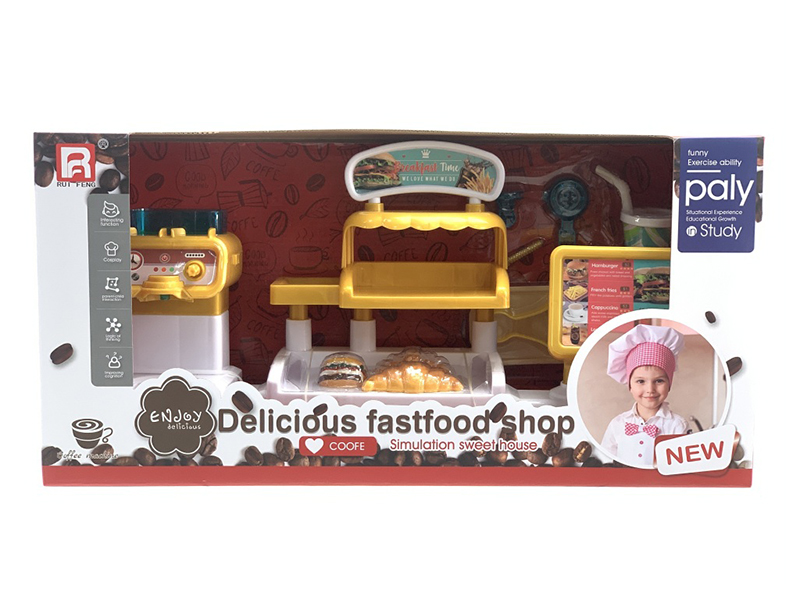 Delicious Fastfood Shop Set