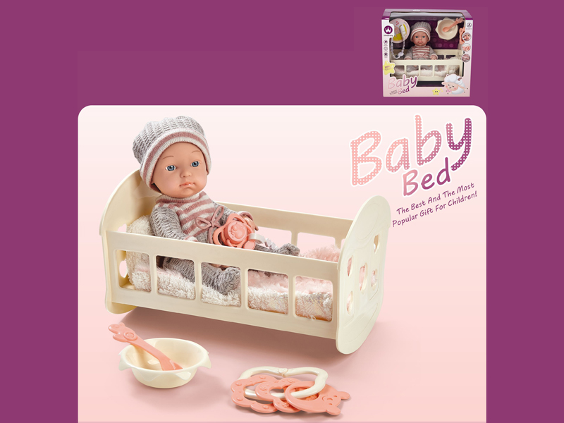 Bed (9-Inch Doll)