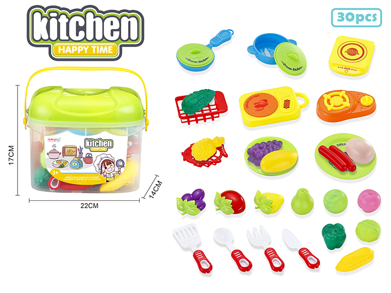 Storage Bucket Kitchen Set 30pcs