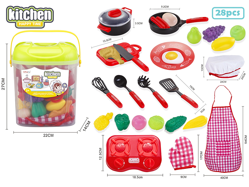 Storage Bucket Kitchen Set 28pcs