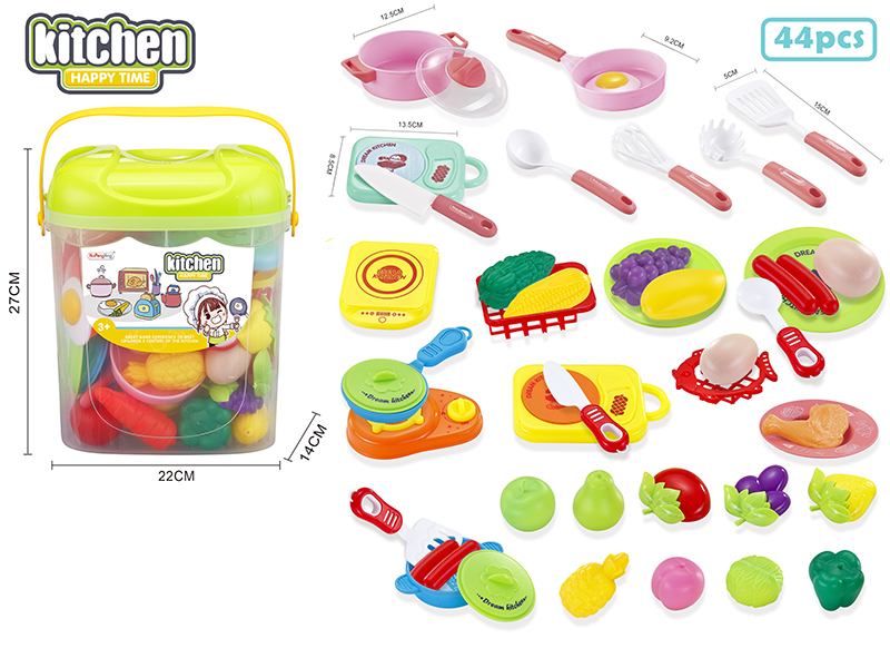 Storage Bucket Kitchen Set 44pcs