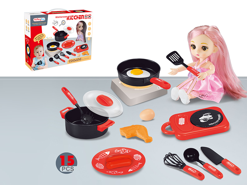 Cooking Play House Toys With 6