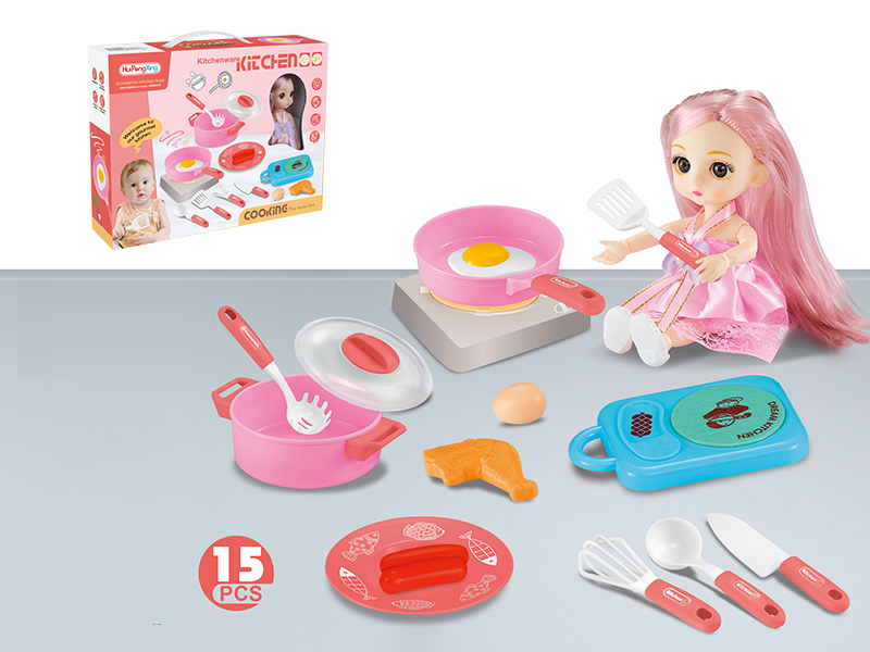 Cooking Play House Toys With 6