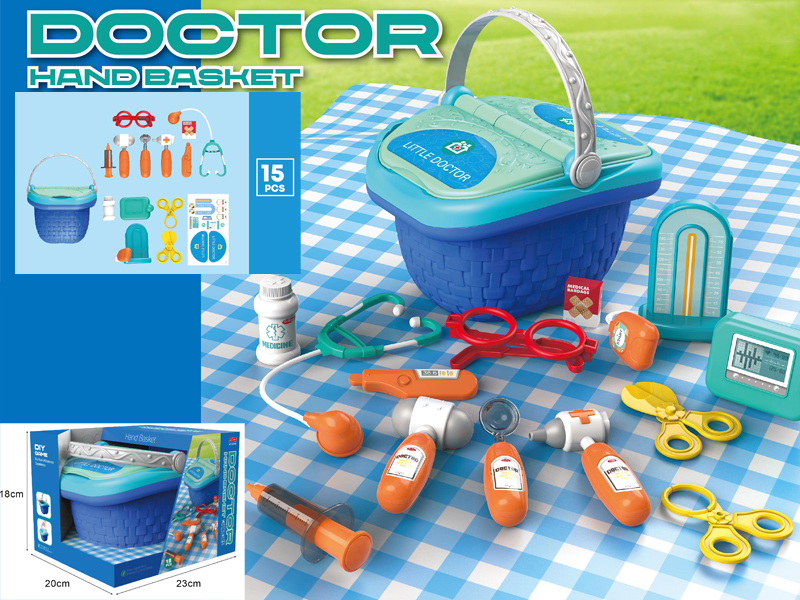 15Pcs Medical Equipment Picnic Basket