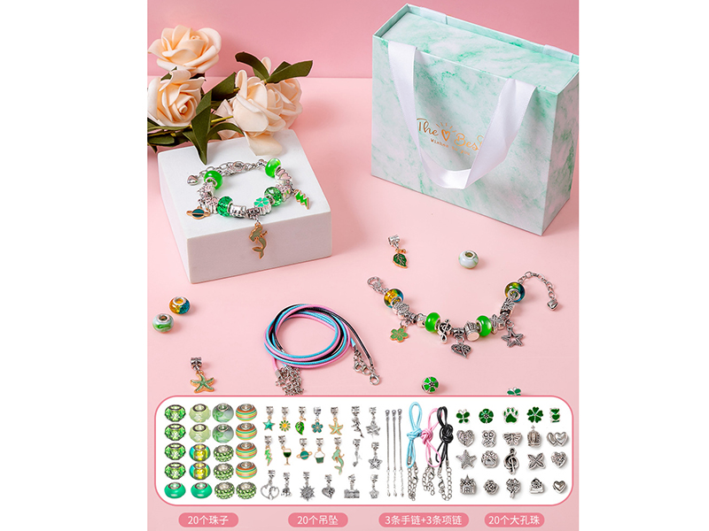 DIY Bracelet Green Drawer Box