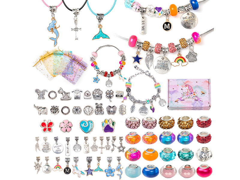 DIY Bracelet Set 66pcs + 5 Organza Bags