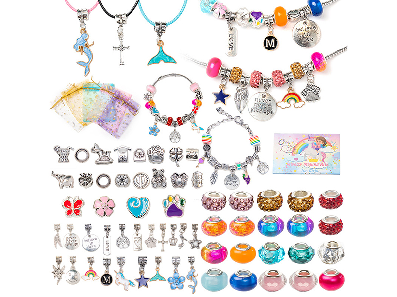 DIY Bracelet Set 66pcs + 5 Organza Bags