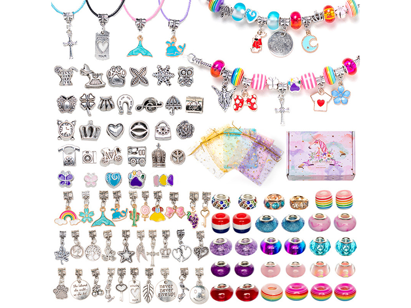 DIY Bracelet Set 98pcs + 5 Organza Bags