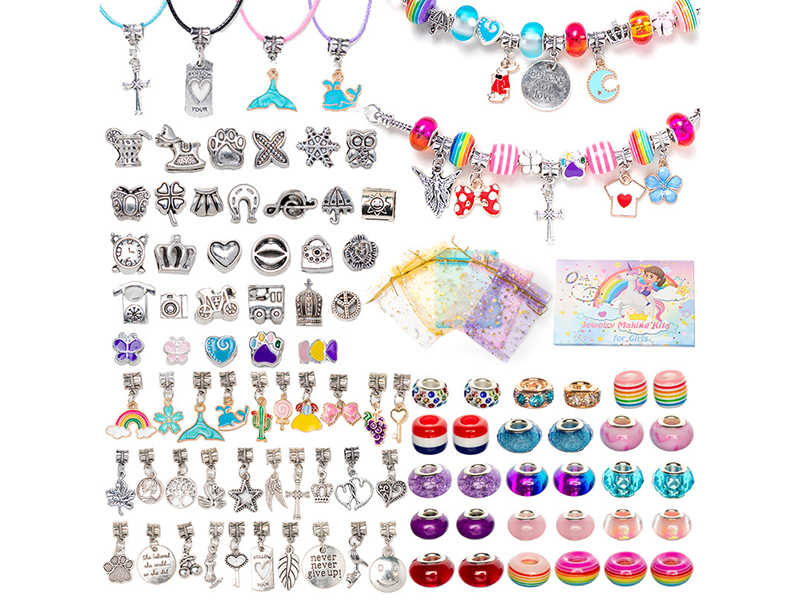 DIY Bracelet Set 98pcs + 5 Organza Bags