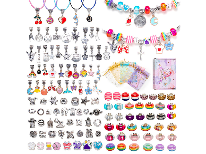 DIY Bracelet Set 130pcs + 5 Organza Bags