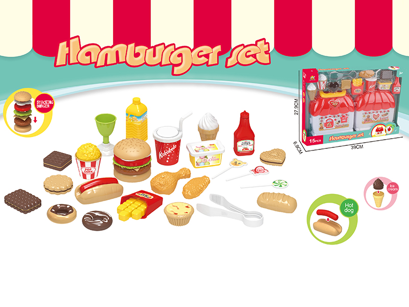 Burger Shop Set 15PCS