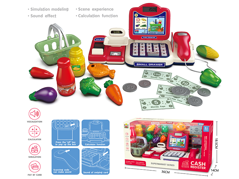 Supermarket Series Cash Register Set