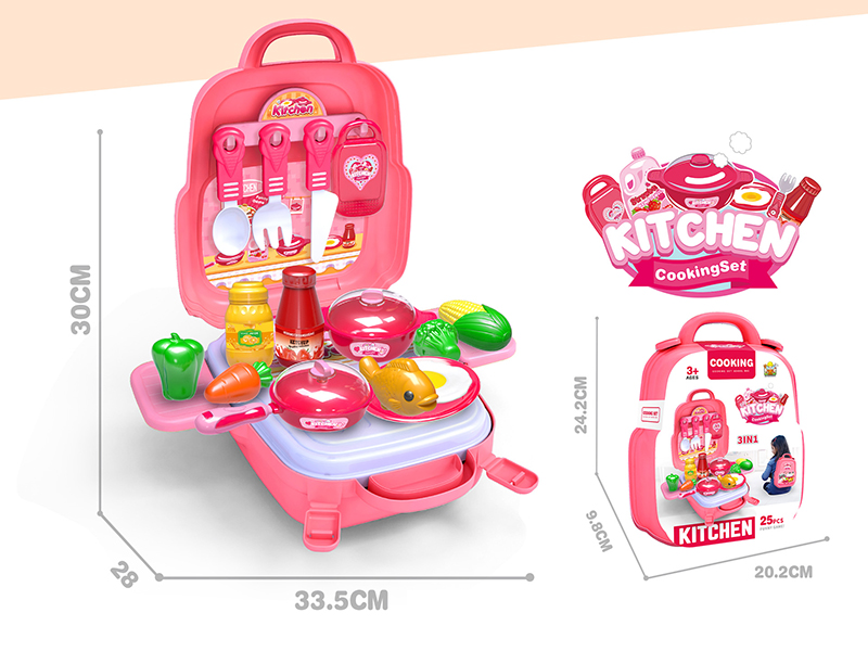 3 In 1 Kitchen Cooking Set Backpack