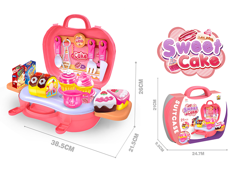 2 In 1 Sweet Cake Suitcase