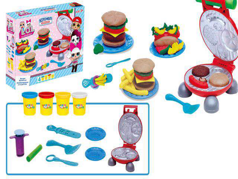 Color Clay Burger Machine
