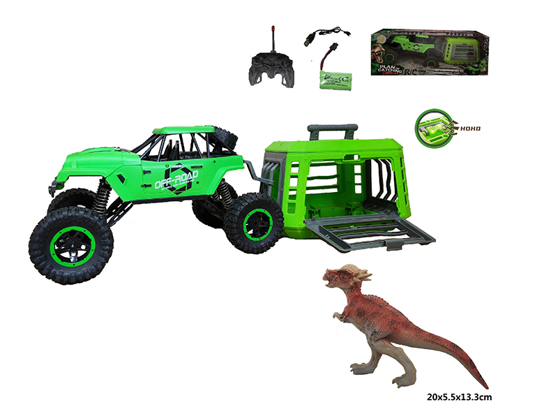 1:12 R/C Jeep+Cage+Cephalosaur