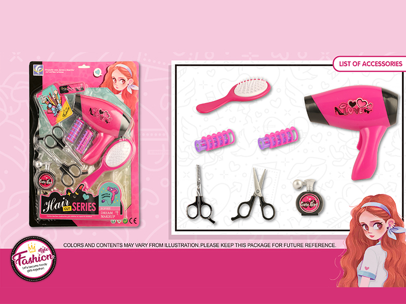 7Pcs B/O Hair Dryer Accessories Set