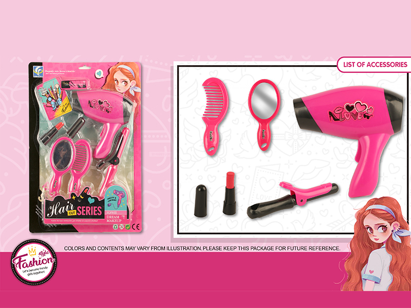 6Pcs B/O Hair Dryer Accessories Set
