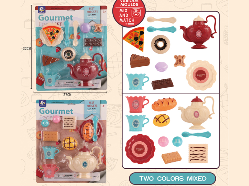 11PCS Tea Toy Set+Dessert