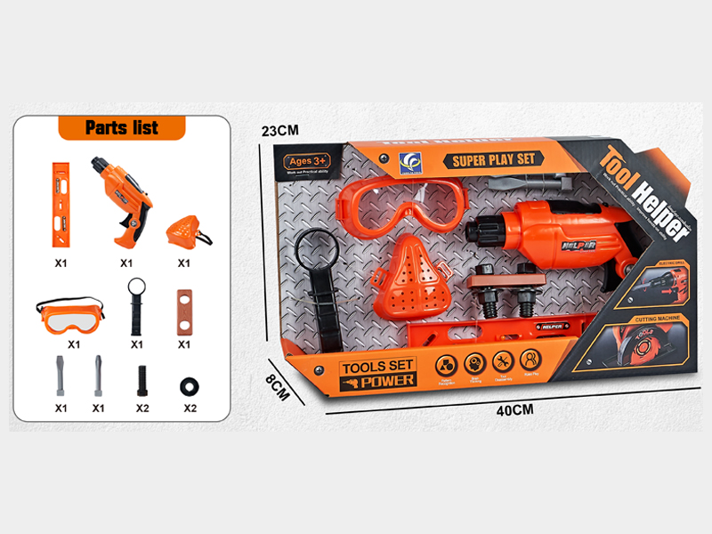 12PCS B/O Tool Set With Light