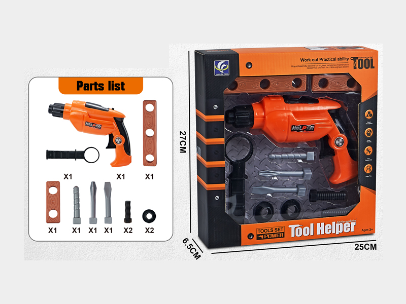 11Pcs B/O Electric Hand Drill With Light
