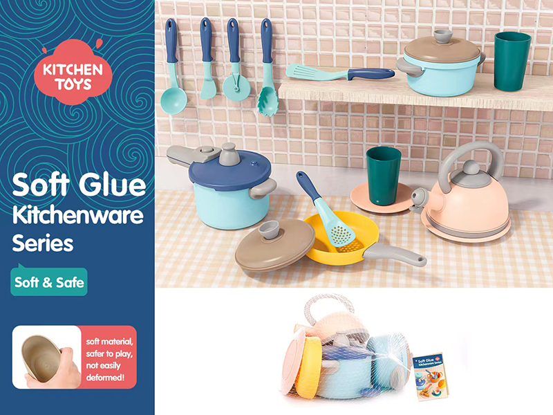 Soft Glue Kitchenware Series 14pcs