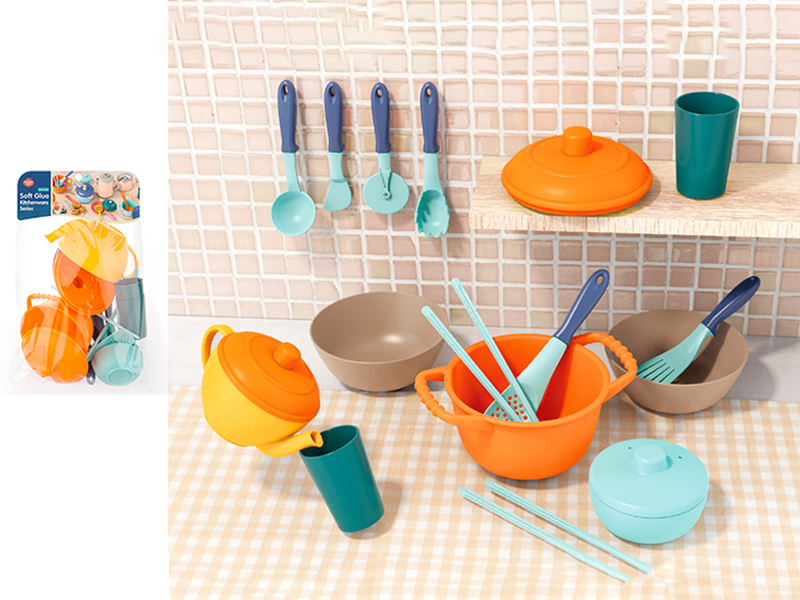 Soft Glue Kitchenware Series 17pcs