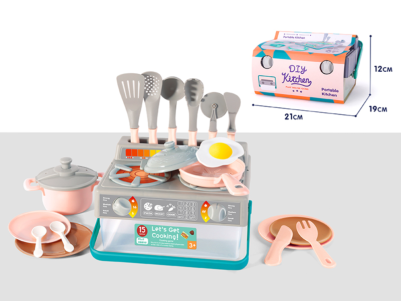 Gas Stove Kitchen Set