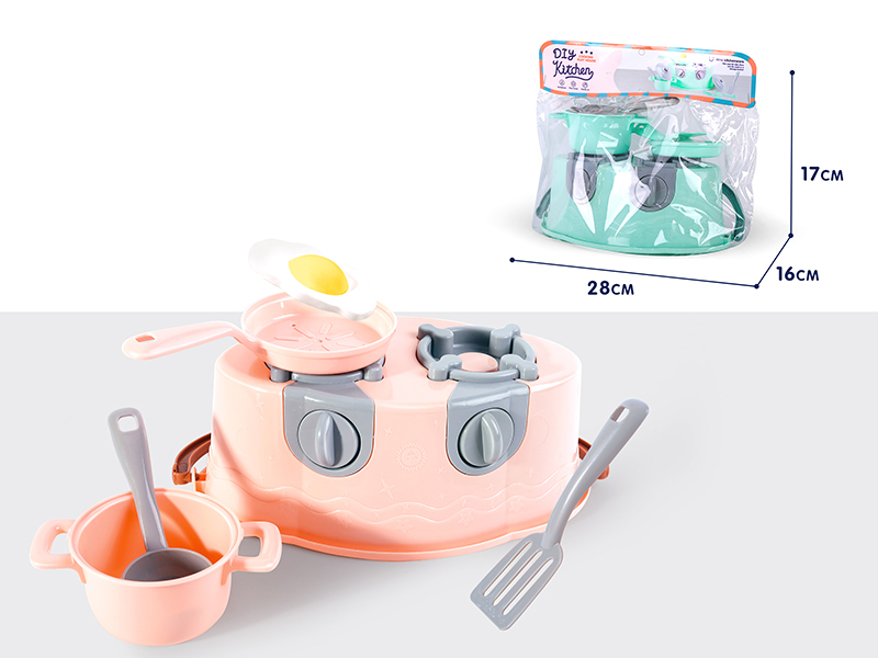 Gas Stove Kitchen Set