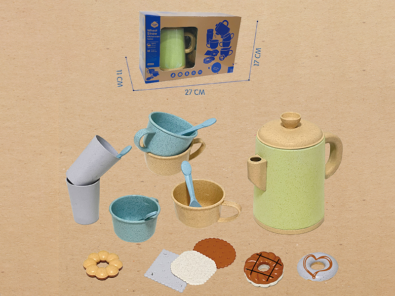 Wheat Straw Kettle Kitchenware Series 17pcs