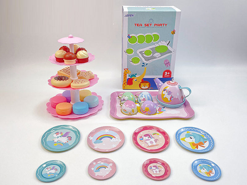 Rainbow Horse Tea Set Dessert Tower Set