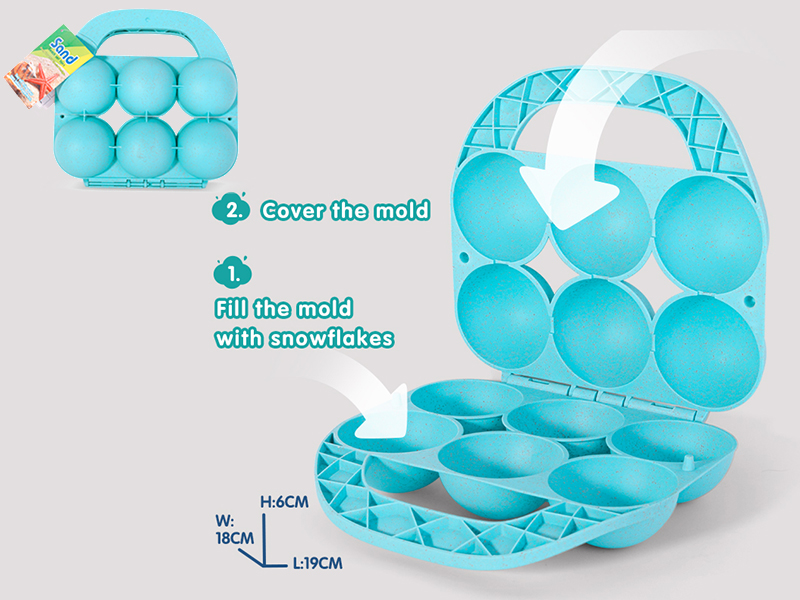 6 Balls Snow Clip