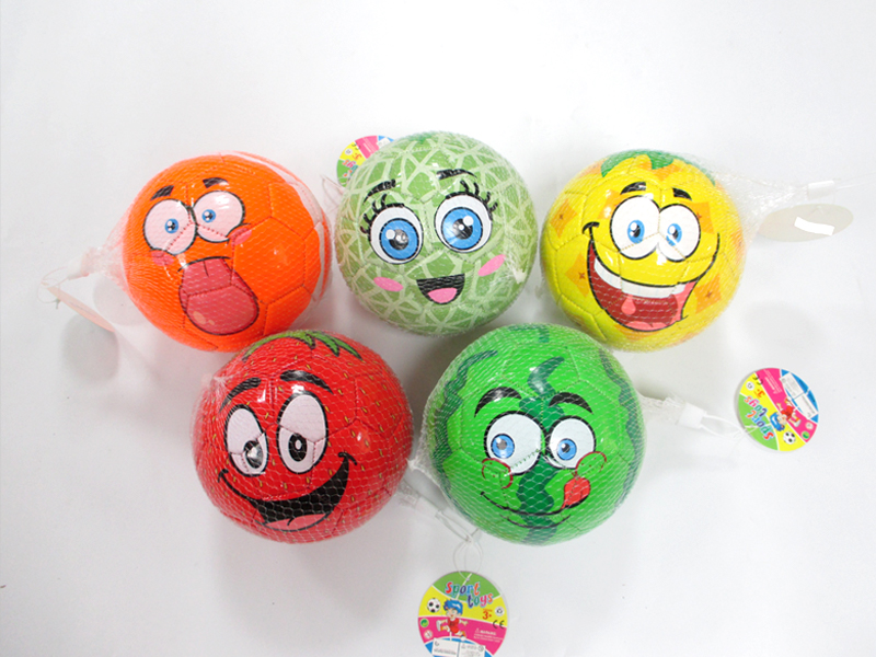 6 Inch Fruit Expression Football Toy