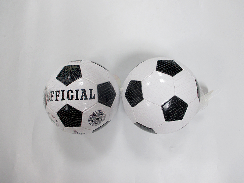 9 Inch Black And White Football