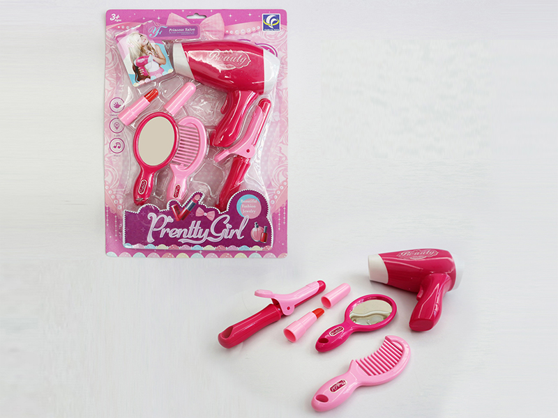6PCS B/O Hair Dryer Jewelry Set