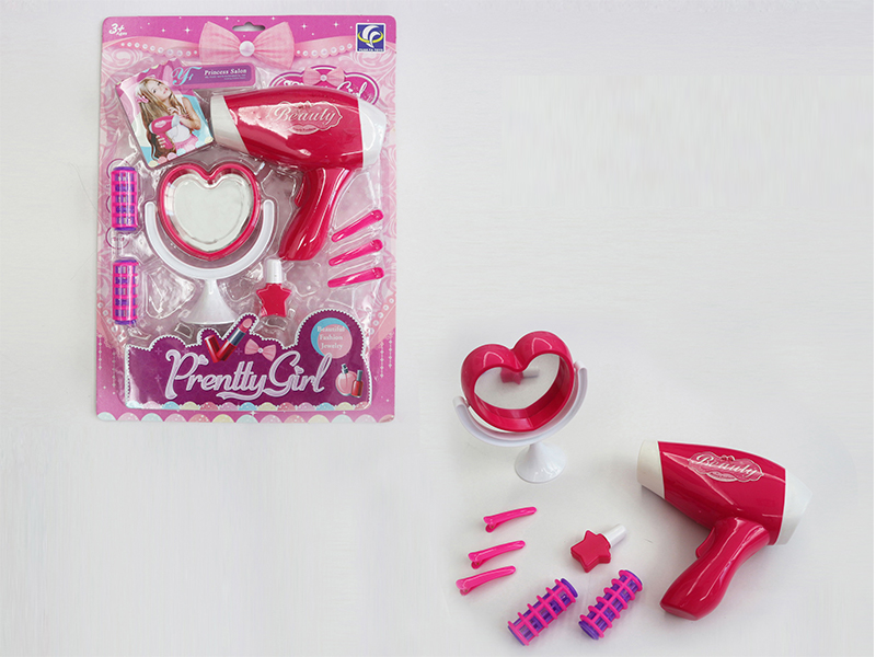 8PCS B/O Hair Dryer Jewelry Set