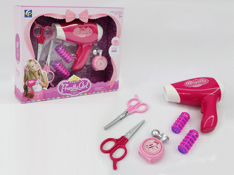 6PCS B/O Hair Dryer Jewelry Set