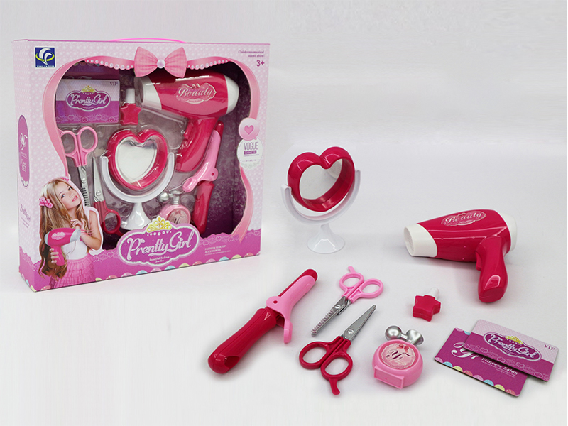 9PCS B/O Hair Dryer Jewelry Set